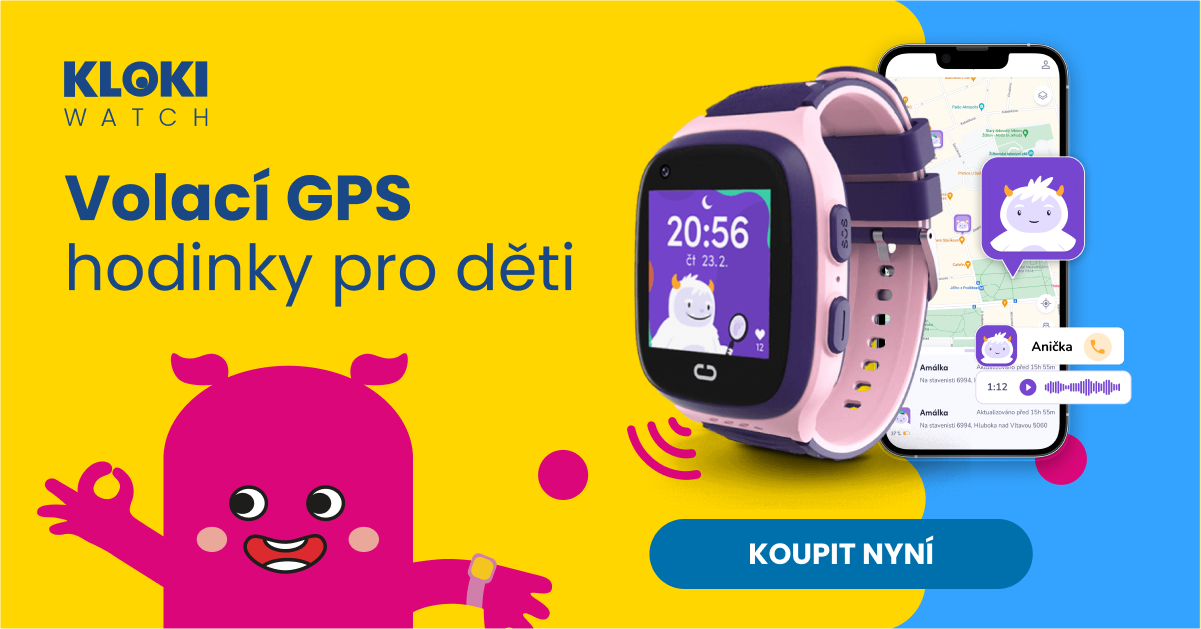 Gyermek okosóra KLOKI - Biztonság és szabadság a gyermekeidnek