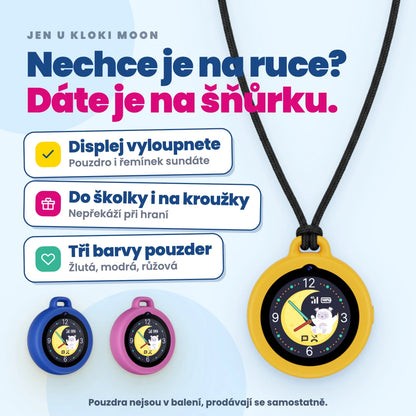 Dětské volací GPS hodinky KLOKI Moon - Modré