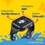 Dětské volací GPS hodinky KLOKI Star - Růžové + Dárek