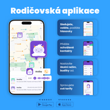 Dětské volací GPS hodinky KLOKI Star - Růžové + Dárek
