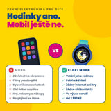Dětské volací GPS hodinky KLOKI Moon - Růžové