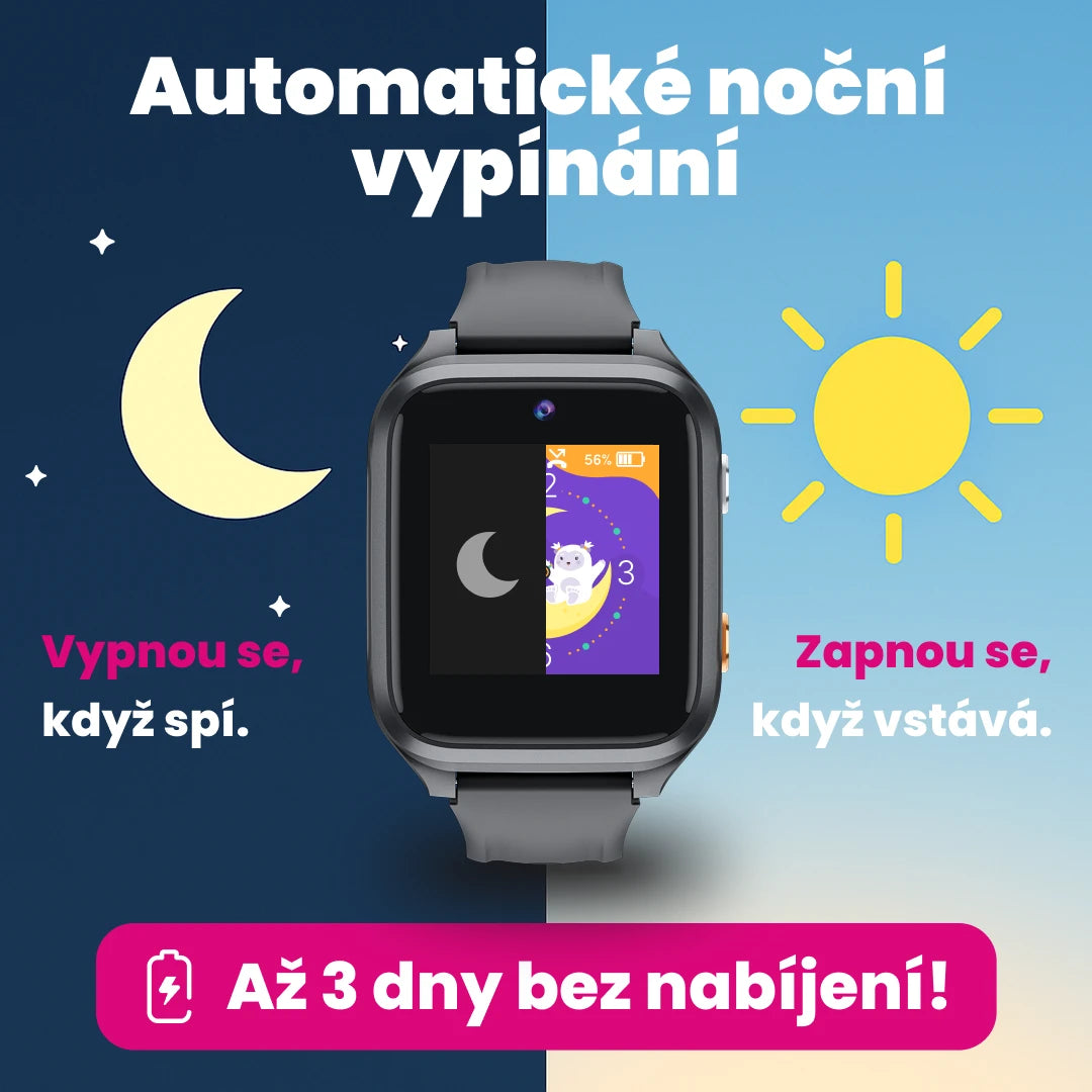 KLOKI Star gyerek GPS telefonóra hívásfunkcióval - fekete | akciós csomag