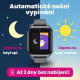 KLOKI Star gyerek GPS telefonóra hívásfunkcióval - fekete | akciós csomag