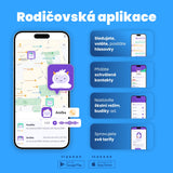 KLOKI Star gyerek GPS telefonóra hívásfunkcióval - fekete | akciós csomag