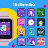 KLOKI Star gyerek GPS telefonóra hívásfunkcióval - fekete | akciós csomag