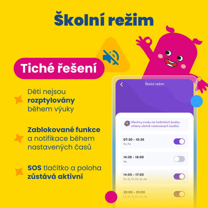 KLOKI Star gyerek GPS telefonóra hívásfunkcióval - fekete | akciós csomag