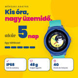 KLOKI Moon gyerek GPS-hívóóra - Kék