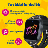 GPS-es gyerek okosóra hívásfunkcióval KLOKI Star - Rózsaszín
