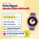 KLOKI Moon gyerek GPS-hívóóra - Kék