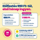KLOKI Moon gyerek GPS-hívóóra - Kék