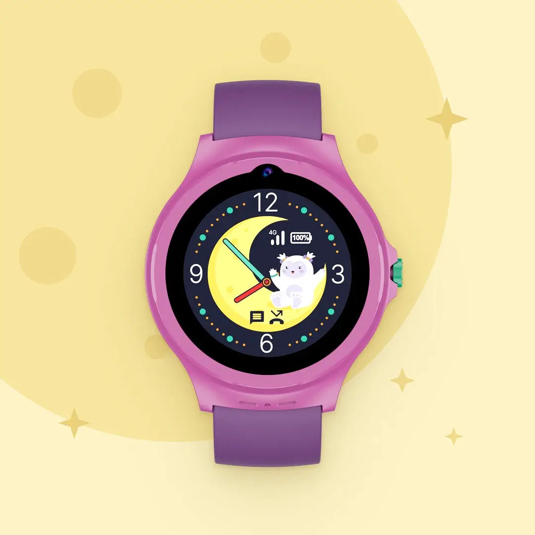 Dětské volací GPS hodinky KLOKI Moon - Růžové