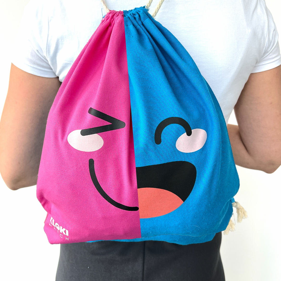 KLOKI backpack - guardian of indoor shoes and PE gear