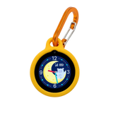 Silicone frame with charging cable and carabiner